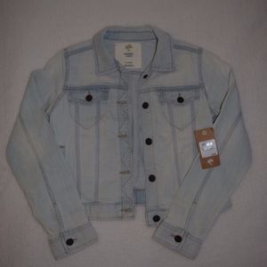 NWT! Light Wash Denim Jacket